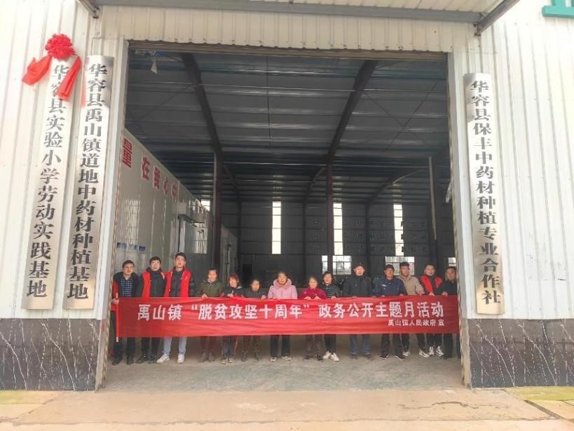 禹山镇开展“脱贫攻坚十周年”政务公开主题月活动