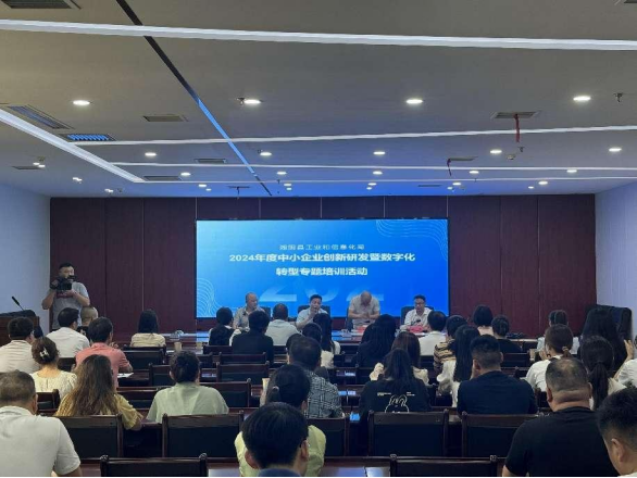 湘阴县工信局开展2024年度中小企业 创新研发暨数字化转型专题培训 政务公开主题月活动